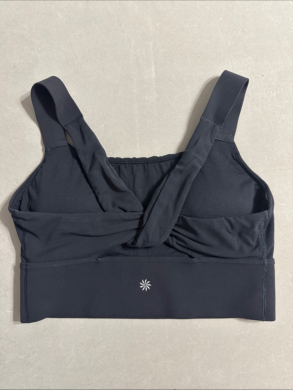 Athleta twist back Sports Bra Black S
